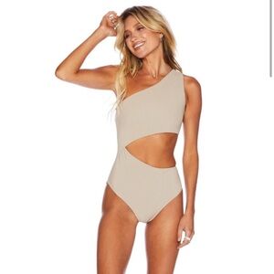Beach Riot One-Shoulder Cutout Swimsuit